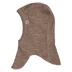 Müsli - Woolly Rib Balaclava, Walnut Melange
